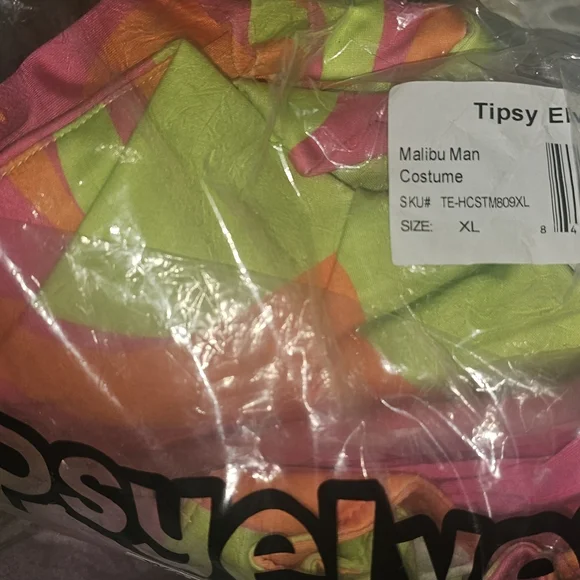 NWT XL TIPSY ELVES MALIBU MAN COSTUME - Picture 2 of 3